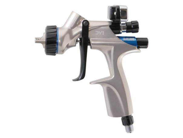 Краскопульт с цифровым манометром, сопло 1,2 мм, без бачка DeVILBISS DV1-U-BAR-12-B