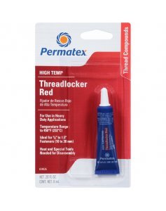 Фиксатор резьбовых соединений высокотемпературный красный, 6 мл, Permatex High Temperature Threadlocker Red