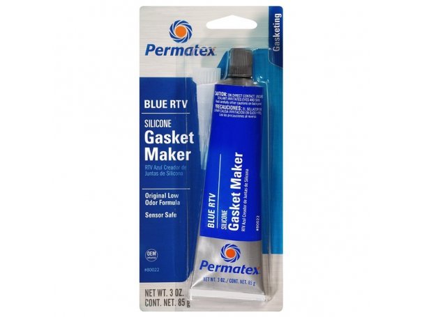 Герметик безопасный для датчиков синий, 85 г, Permatex Sensor-Safe Blue RTV Silicone Gasket Maker