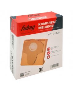 Комплект одноразовых мешков 60 л для пылесосов FUBAG WD 6SP, 5 шт.