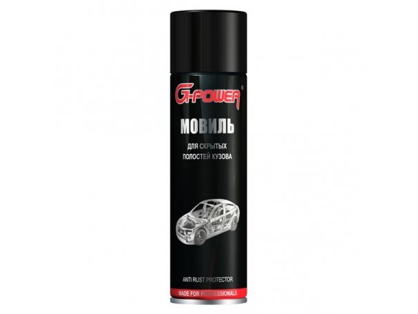 Мовиль для скрытых полостей кузова, 650 мл, аэрозоль, G-Power GP-653