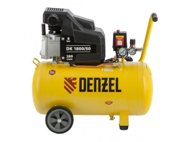Компрессор масляный коаксиальный Denzel DK1800/50 Х-PRO Компрессор масляный коаксиальный Denzel DK1800/50 Х-PRO