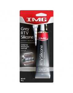 Герметик для прокладок упругий,  85 г, серый, IMG Grey RTV Silicone Gasket Maker