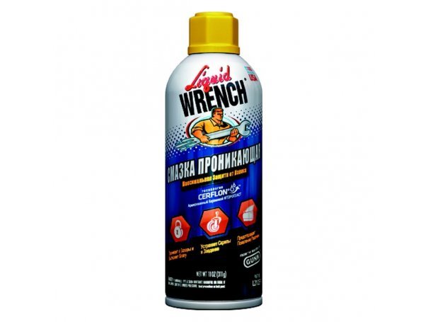 Смазка универсальная проникающая, 311 г, аэрозоль, Gunk Liquid Wrench Lubricating Oil