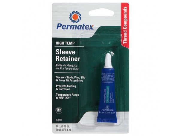Фиксатор для втулок термостойкий, 6 мл, Permatex High Temperature Sleeve Retainer Фиксатор для втулок термостойкий, 6 мл, Permatex High Temperature Sleeve Retainer