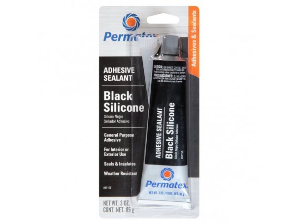 Клей-герметик силиконовый черный, 85 г, Permatex Black Silicone Adhesive Sealant Клей-герметик силиконовый черный, 85 г, Permatex Black Silicone Adhesive Sealant