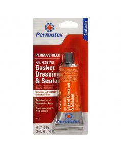 Уплотнитель прокладок бензостойкий, 59 мл, Permatex PermaShield Fuel Resistant Gasket Dressing & Flange Sealant