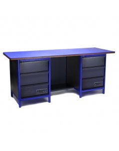 Верстак промышленный двухтумбовый Верстакофф PROFFI-M 3МД ДПС1Д