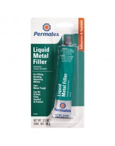 Шпатлевка-наполнитель «Жидкая сталь», 99 г, Permatex Liquid Metal Filler