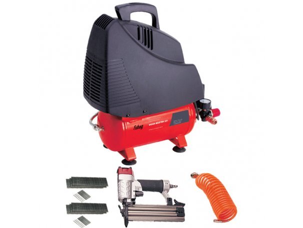 Компрессор воздушный с набором пневмоинструмента 4 предмета FUBAG WOOD MASTER KIT + 4