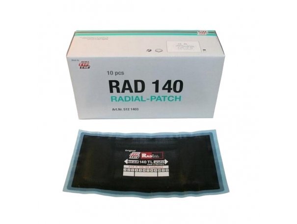 Пластырь кордовый радиальный 195x100 мм Rema Tip Top 140 TL Пластырь кордовый радиальный 195x100 мм Rema Tip Top 140 TL