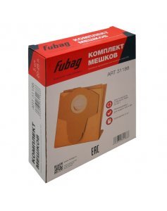 Комплект одноразовых мешков 20-25 л для пылесосов FUBAG WD 4SP, 5 шт.