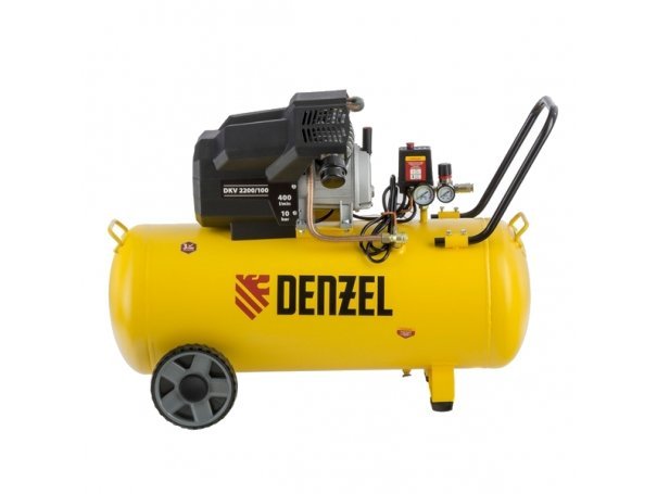 Компрессор масляный коаксиальный Denzel DKV2200/100 Х-PRO Компрессор масляный коаксиальный Denzel DKV2200/100 Х-PRO