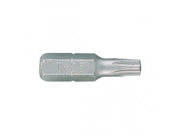 Вставка (бита) 1/4 дюйма, TORX, T40, L=25, с отверстием, KING TONY 102540U Вставка (бита) 1/4 дюйма, TORX, T40, L=25, с отверстием, KING TONY 102540U