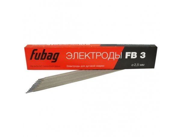 Электроды сварочные с рутиловым покрытием FUBAG FB 3 (2,5 мм; 0,9 кг)