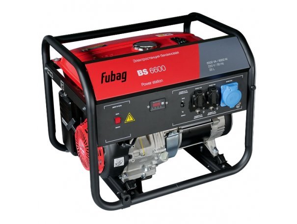Генератор (электростанция) бензиновый Fubag BS 6600