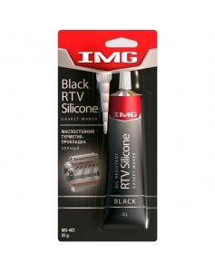 Герметик для прокладок маслостойкий, 85 г, черный, IMG Oil Resistant Black RTV Silicone Gasket Maker