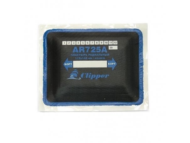 Пластырь кордовый радиальный 115х145 мм Clipper AR725A