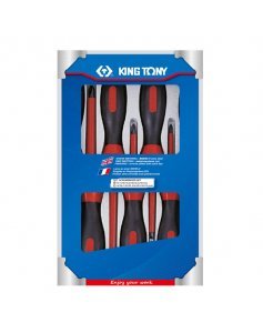 Набор диэлектрических отверток PHILLIPS, SLOTTED 7 предметов King Tony 30617MR