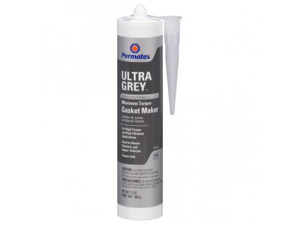 Формирователь прокладок серый, 368 г, Permatex Ultra Grey Rigid High-Torque RTV Silicone Gasket Maker Формирователь прокладок серый, 368 г, Permatex Ultra Grey Rigid High-Torque RTV Silicone Gasket Maker