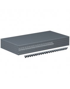 Упаковка полок оцинкованных 5 штук  для стеллажа Феррум 05.155G