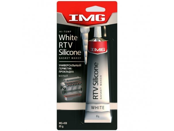 Герметик для прокладок универсальный, 85 г, белый, IMG White RTV Silicone Gasket Maker Герметик для прокладок универсальный, 85 г, белый, IMG White RTV Silicone Gasket Maker