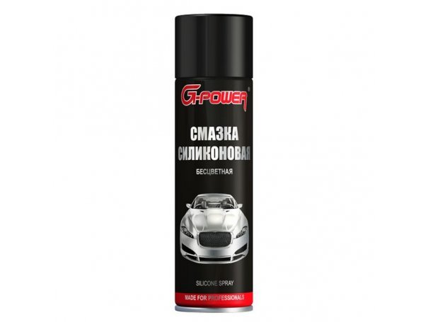Смазка силиконовая бесцветная, 650 мл, аэрозоль, G-Power GP-508
