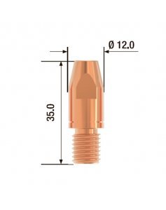 Контактный наконечник M10x35 мм, 1,2 мм, CuCrZr (25 шт) FUBAG FB.CTM10.35-12
