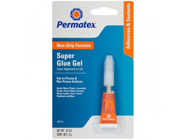 Супер клей, гель, 2 г, Permatex Super Glue Gel Супер клей, гель, 2 г, Permatex Super Glue Gel