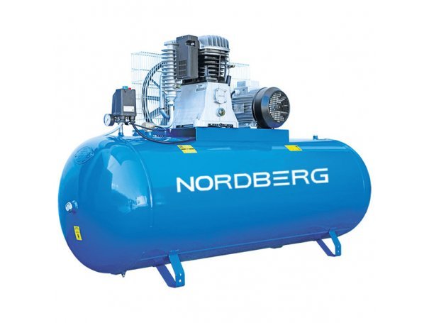 Компрессор поршневой с ременным приводом трехфазный Nordberg NC500/1400
