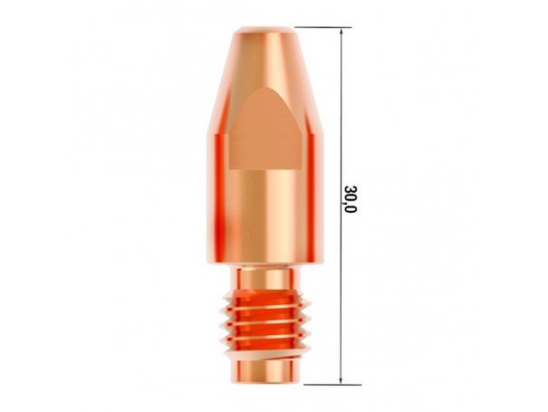 Контактный наконечник M8x30 мм, 1,6 мм, CuCrZr (25 шт) FUBAG FB.CTM8.30-16L Контактный наконечник M8x30 мм, 1,6 мм, CuCrZr (25 шт) FUBAG FB.CTM8.30-16L