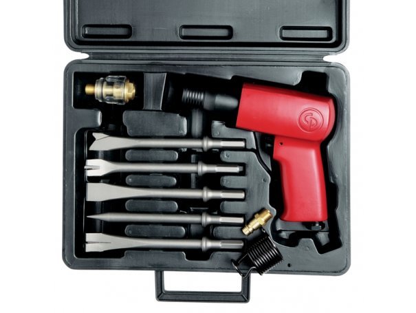 Зубило пневматическое 10,2 мм, 3000 уд/мин с комплектом насадок Chicago Pneumatic CP7111HK