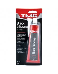 Клей-герметик силиконовый, 85 г, черный, IMG Black Silicone Adhesive Sealant