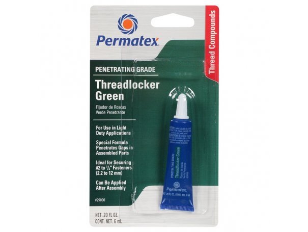 Фиксатор резьбовых соединений проникающий зеленый, 6 мл, Permatex Penetrating Grade Threadlocker Green