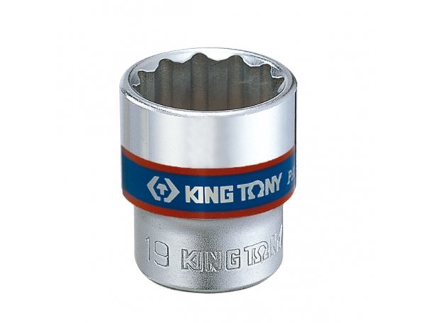 Головка торцевая 9 мм двенадцатигранная квадрат 3/8 дюйма King Tony 333009M