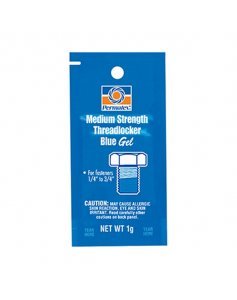 Фиксатор резьбовых соединений средней фиксации синий, 1 г, Permatex Medium Strength Threadlocker Blue Gel