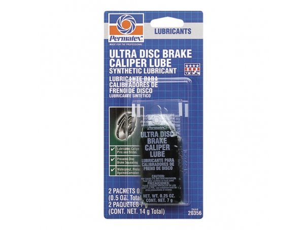 Смазка для деталей дисковых тормозов, 2 по 7 г, Permatex Ultra Disc Brake Caliper Lube Смазка для деталей дисковых тормозов, 2 по 7 г, Permatex Ultra Disc Brake Caliper Lube
