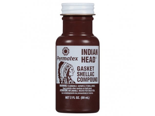 Уплотнитель прокладок, шеллак, 59 мл, Permatex Indian Head Gasket Shellac Compound Уплотнитель прокладок, шеллак, 59 мл, Permatex Indian Head Gasket Shellac Compound