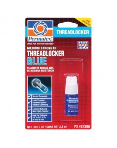 Фиксатор резьбовых соединений средней фиксации синий, 2,5 мл, Permatex Medium Strength Threadlocker Blue