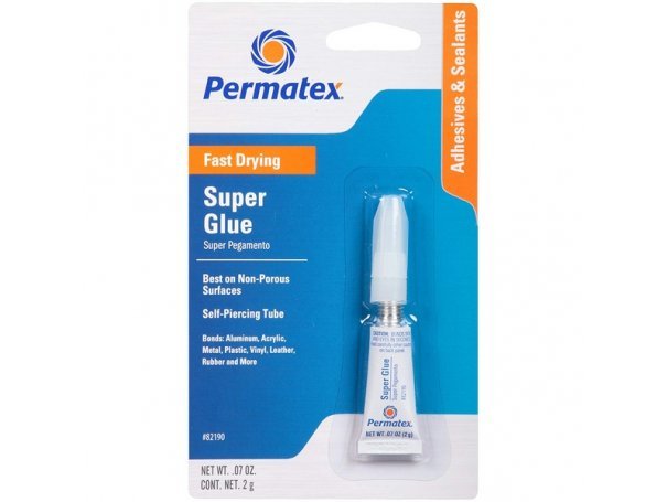 Супер клей, 2 г, Permatex Super Glue Супер клей, 2 г, Permatex Super Glue