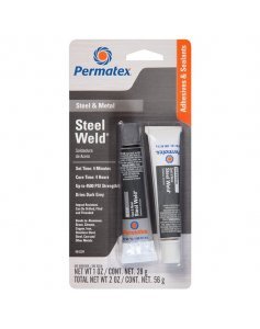 Клей эпоксидный многометаллический, 4 минуты, 56 г, Permatex Steel Weld Epoxy