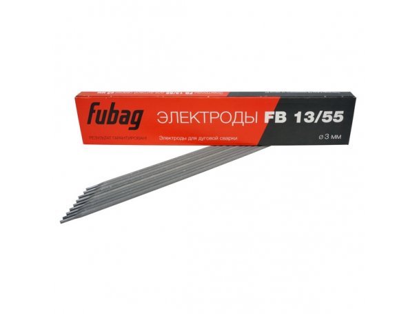 Электроды сварочные с основным покрытием FUBAG FB 13/55 (3,0 мм; 0,9 кг) Электроды сварочные с основным покрытием FUBAG FB 13/55 (3,0 мм; 0,9 кг)