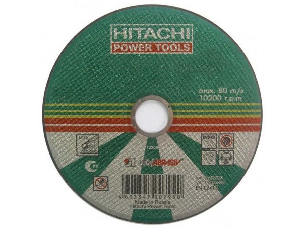 Круг зачистной 230х6х22 14А 27 Hitachi 23060HR Круг зачистной 230х6х22 14А 27 Hitachi 23060HR
