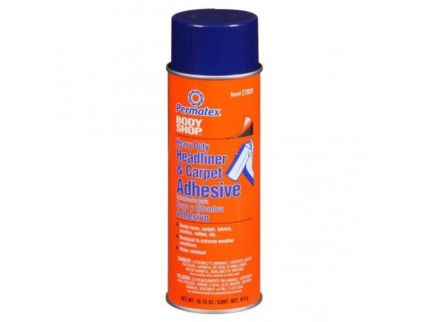 Клей для внутренней отделки салона, 474 г, аэрозоль, Permatex Body Shop Heavy Duty Headliner & Carpet Adhesive
