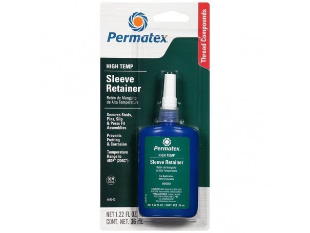 Фиксатор для втулок термостойкий, 36 мл, Permatex High Temperature Sleeve Retainer