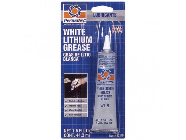 Смазка литиевая белая, 44,3 мл, Permatex White Lithium Grease Смазка литиевая белая, 44,3 мл, Permatex White Lithium Grease