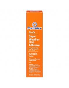 Клей для уплотнителей дверей и окон черный, 147 мл, Permatex Black Super Weatherstrip Adhesive