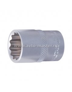 Головка торцевая 1/2 дюйма двенадцатигранная 18 мм Мастак 000-42018