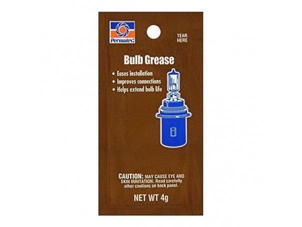 Смазка диэлектрическая для патронов ламп и электроконтактов, 4 г, Permatex Bulb Grease