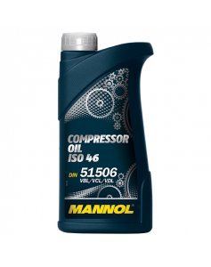 Масло для пневмоинструмента, объем 1 л, MANNOL Compressor Oil ISO 46